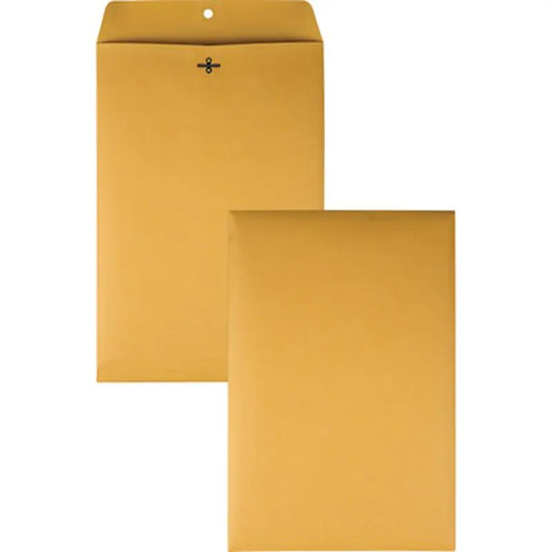 Quality Park 37898 Gummed Kraft Clasp Envelopes
