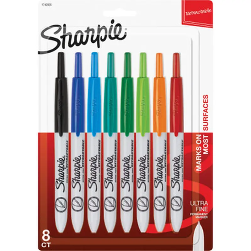Sharpie 1742025 Retractable Ultra Fine Point Permanent Marker