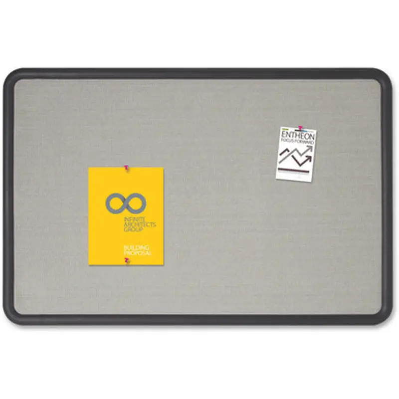 Quartet 7693G Contour Bulletin Board