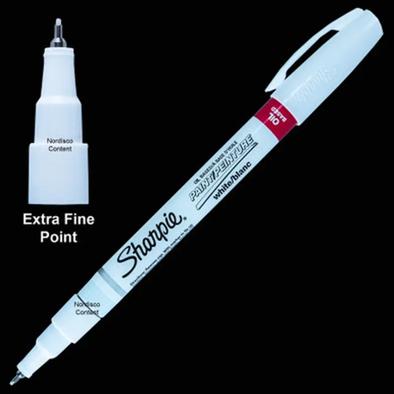 Sharpie 35531 White Oil Based Paint Marker, Extra Fine Point