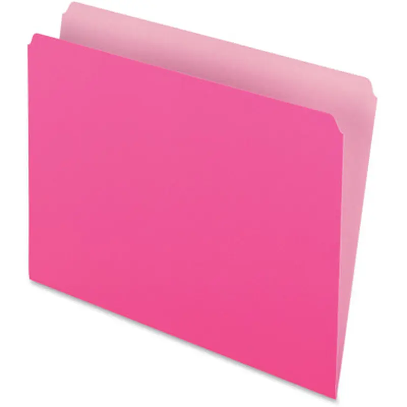 Pendaflex 152 PIN Straight Cut Colored File Folders