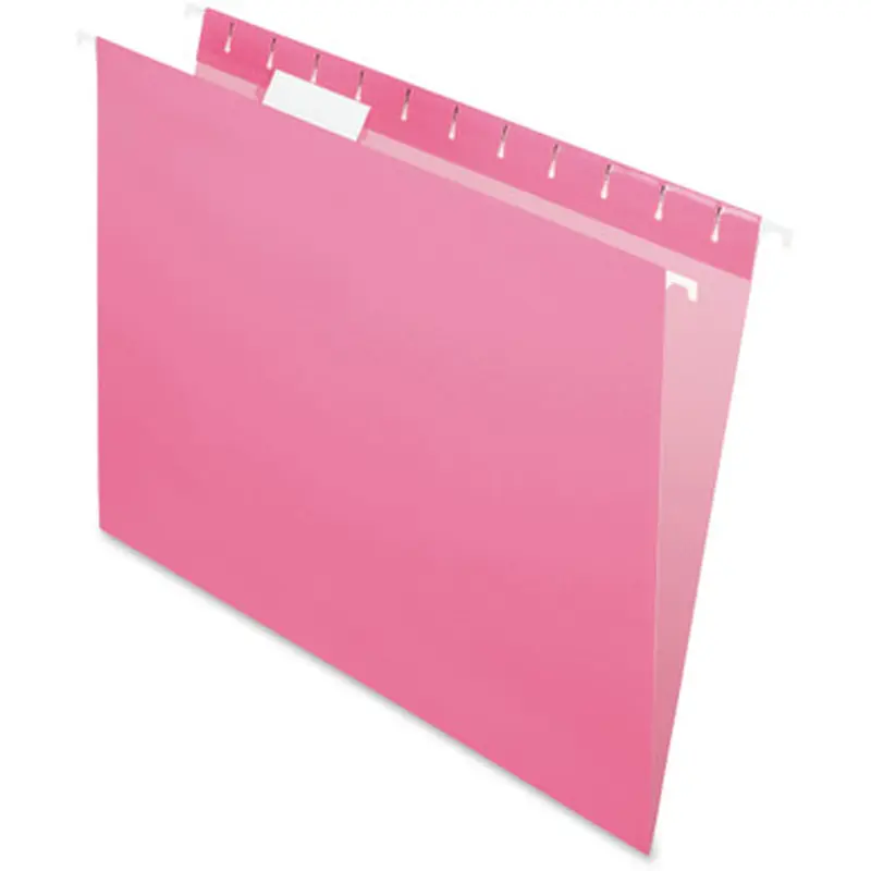 Pendaflex 81609 Essentials Pink Hanging Folder