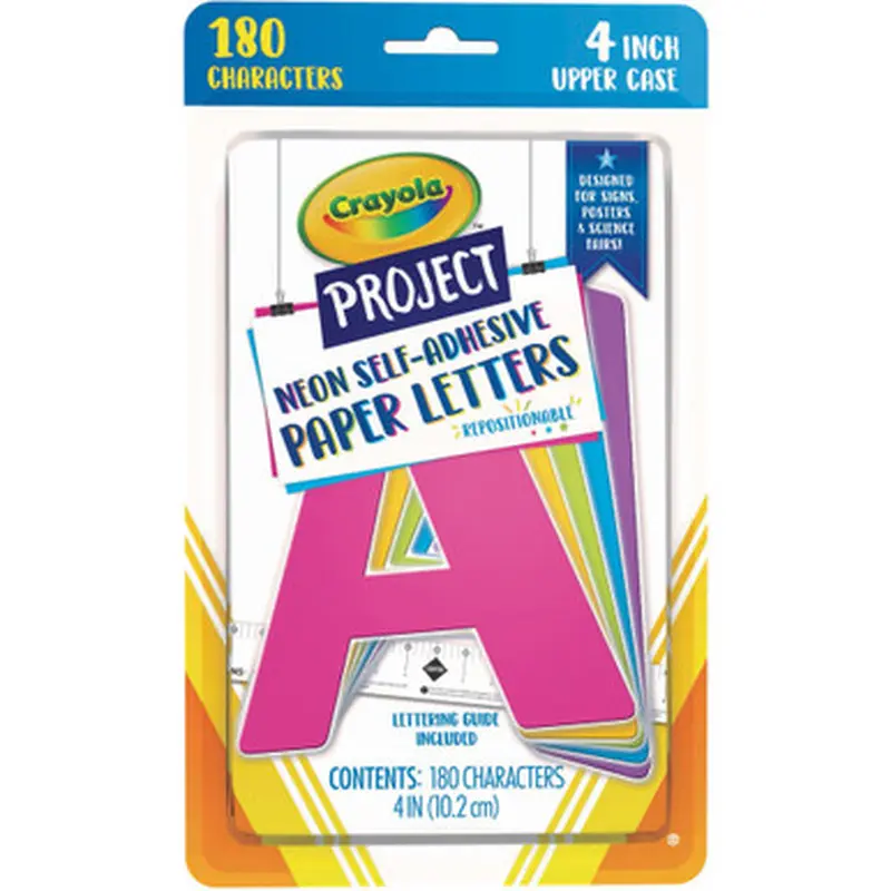 Pacon P1646CRA Self-adhesive Paper Letters