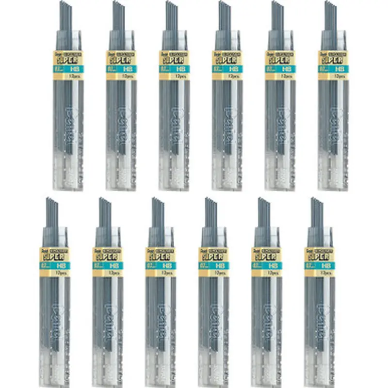 Pentel 50HBBX Super Hi-Polymer Leads
