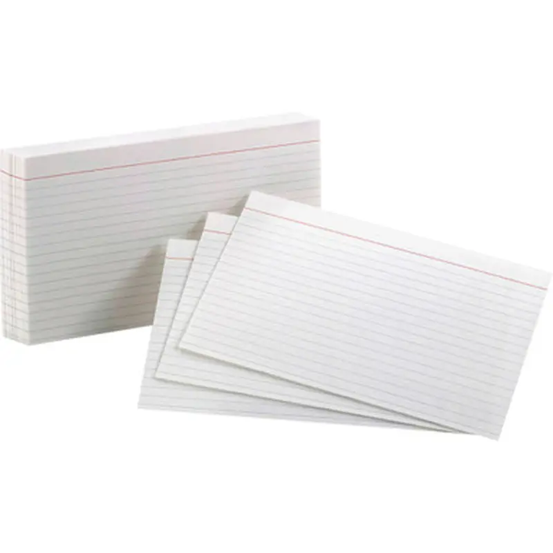 Oxford 51 Top Quality Ruled Index Cards