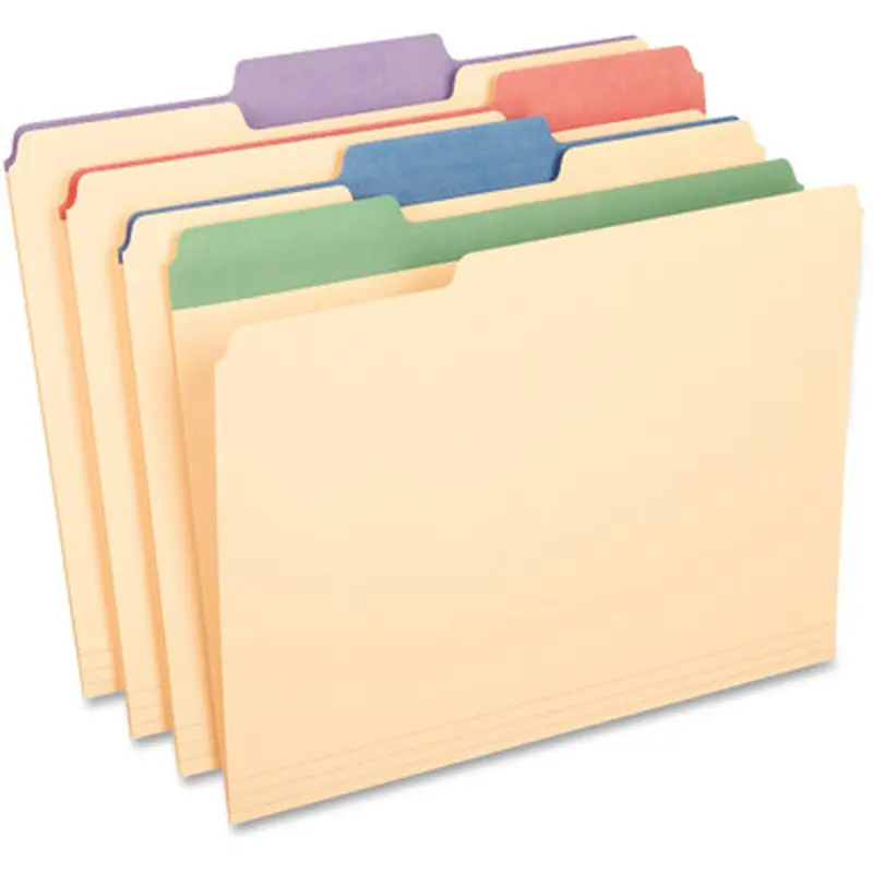 Pendaflex 84101 Color Tab Manila File Folders
