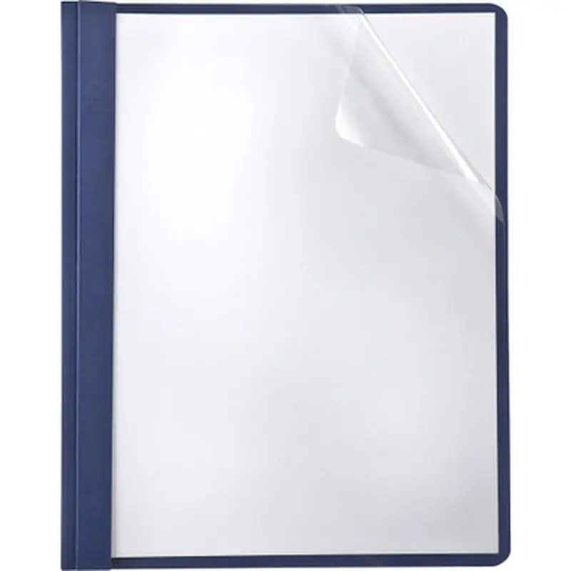 TOPS 53343 Oxford Linen Finish Clear Front Report Covers