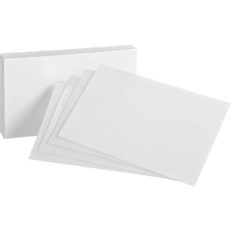 Oxford 40BD Plain Index Cards