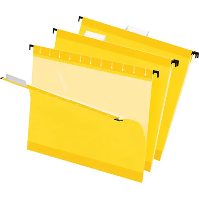 Pendaflex 4152 1/5 YEL Reinforced Hanging Folders