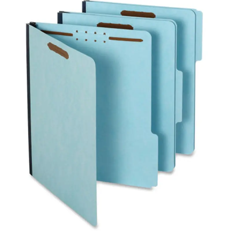 Pendaflex 615F2 1/3 BLU Pressboard Fastener Folders