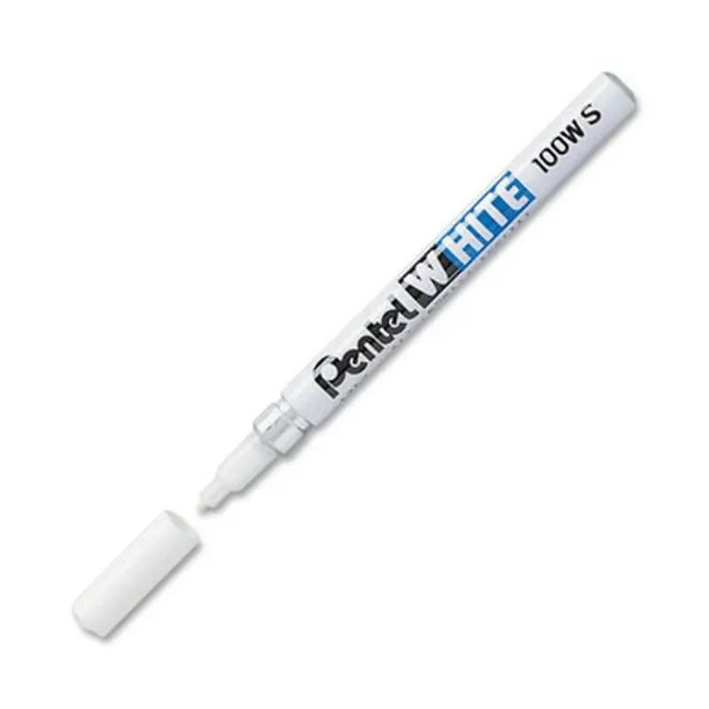 Pentel WHITE 100WS Fine Point Permanent Marker