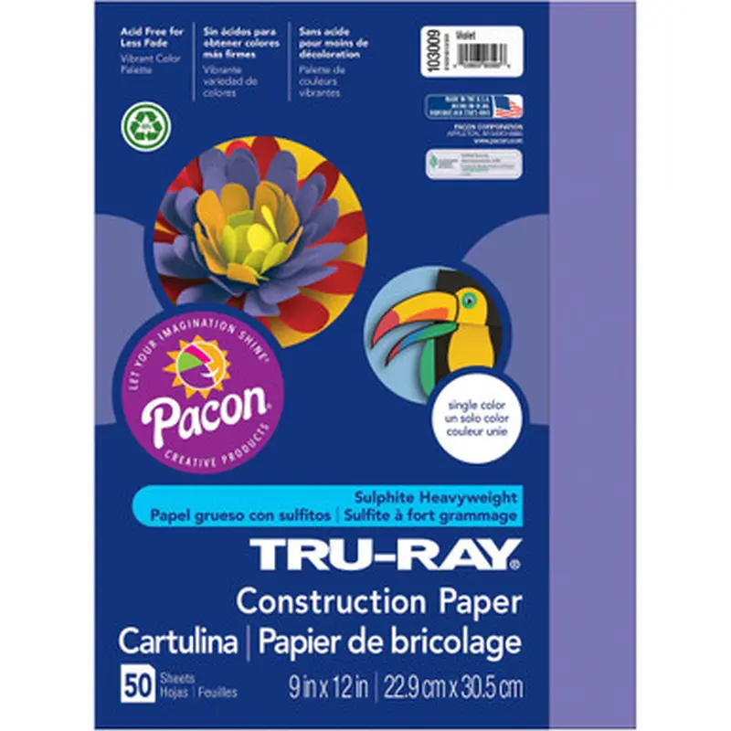 Tru-Ray 103009 Heavyweight Construction Paper