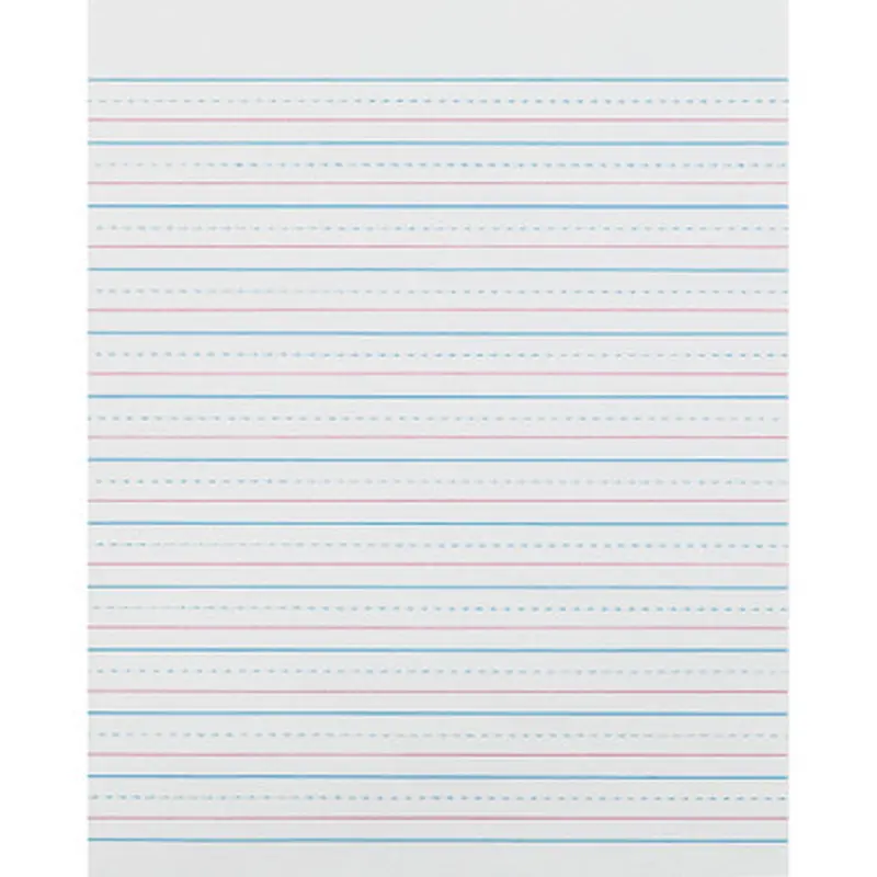 Zaner-Bloser ZP2413 Pacon Broken Midline Sulphite Paper