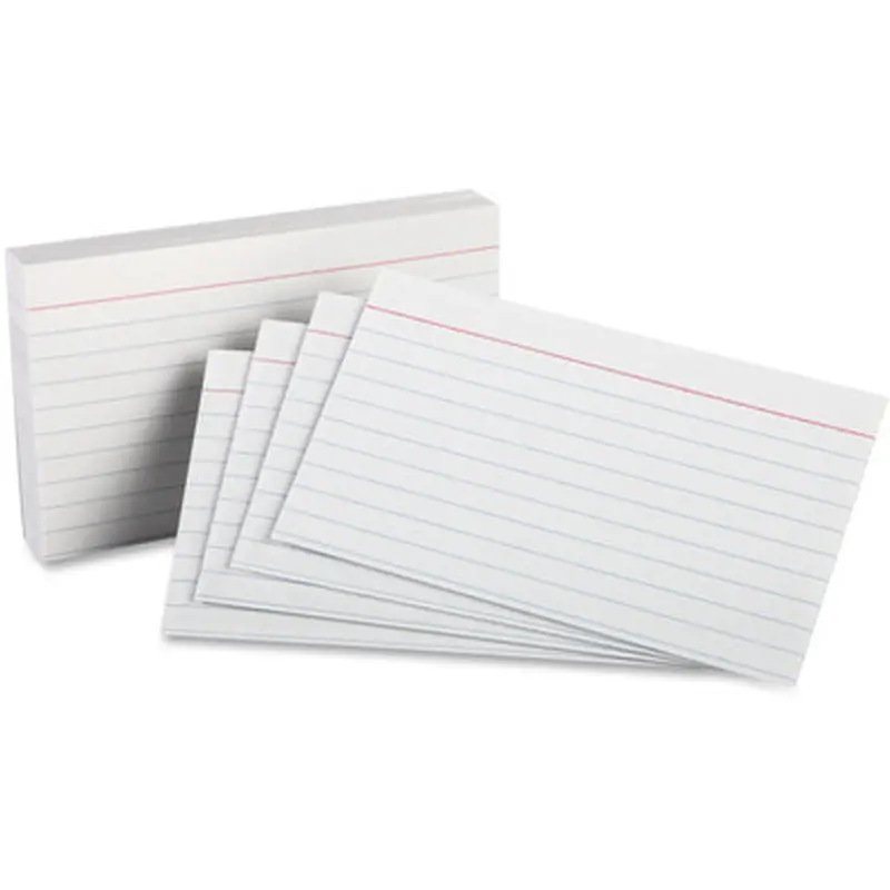 Oxford 31 3 x 5&quot Index Cards, Ruled, White, Pack of 100
