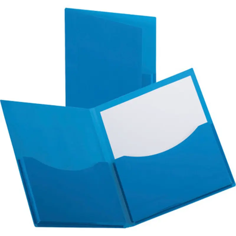 Oxford 54443 Double Stuff Laminated Twin Pocket Folder
