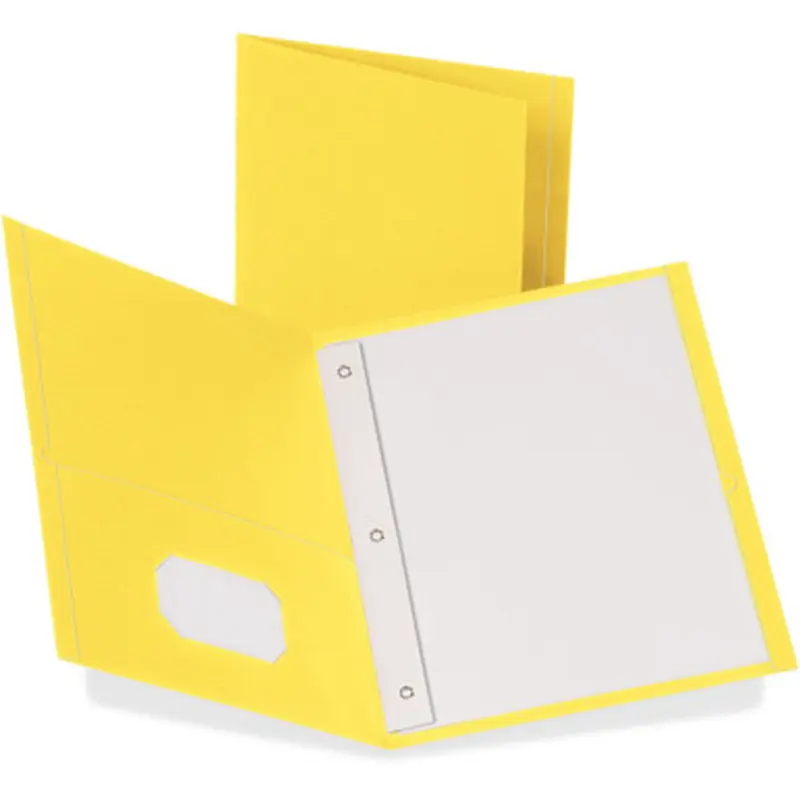Oxford 57709 Twin Pocket 3-hole Fastener Folders