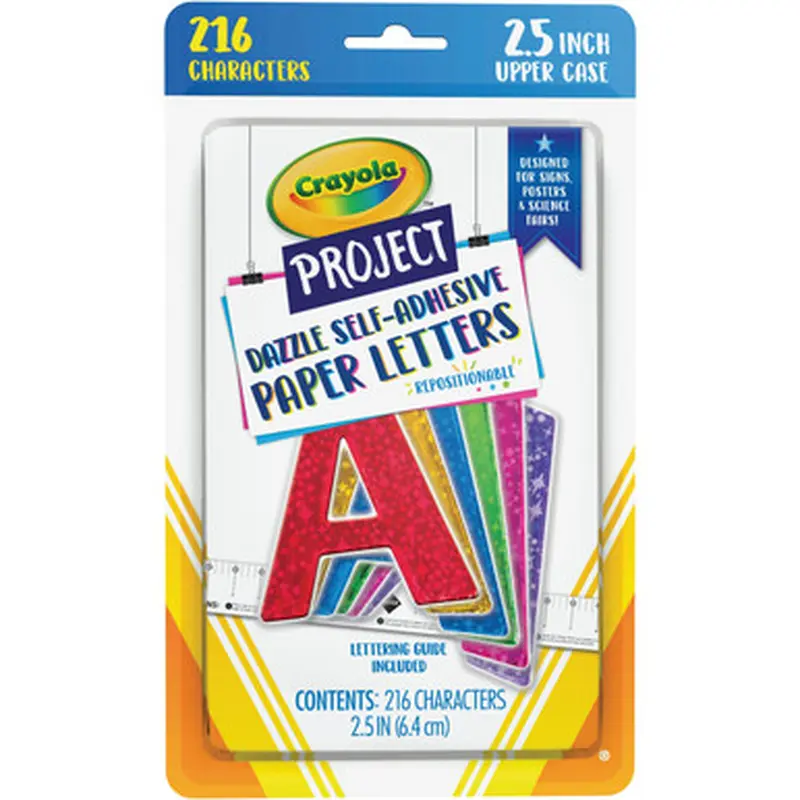 Pacon P1649CRA Self-adhesive Paper Letters