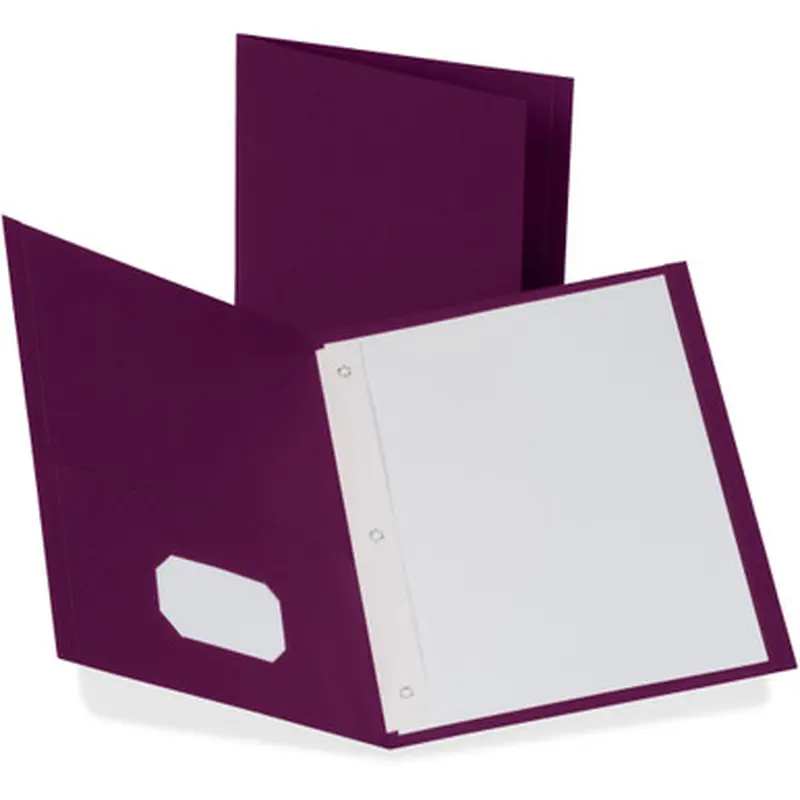 Oxford 57757 Twin Pocket 3-hole Fastener Folders