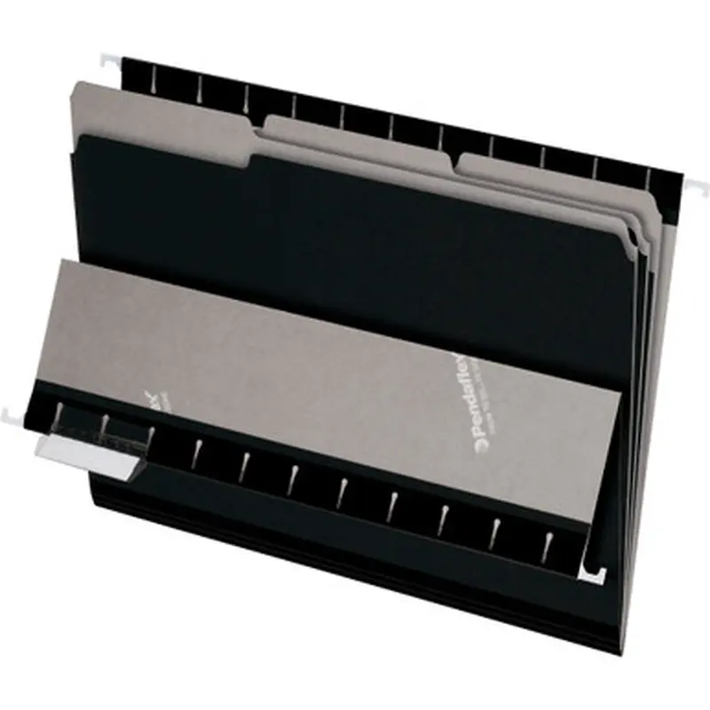 Pendaflex 4210 1/3 BLA 1/3-cut Tab Color-coded Interior Folders