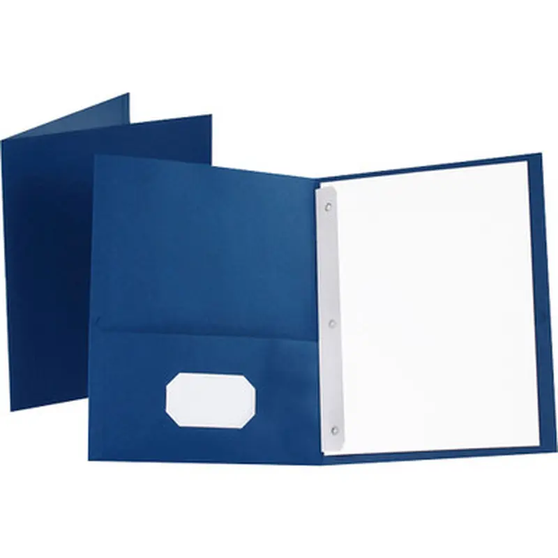 Oxford 57702 Twin Pocket 3-hole Fastener Folders