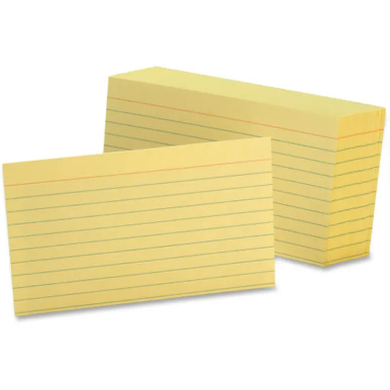 Oxford 7321CAN Colored Ruled Index Cards