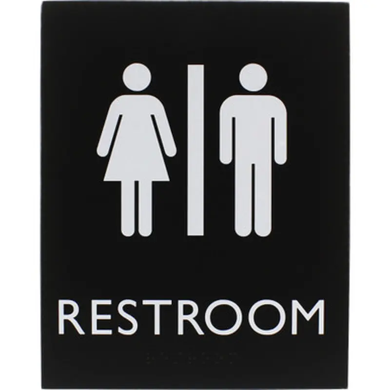 Lorell 02663 Restroom Sign
