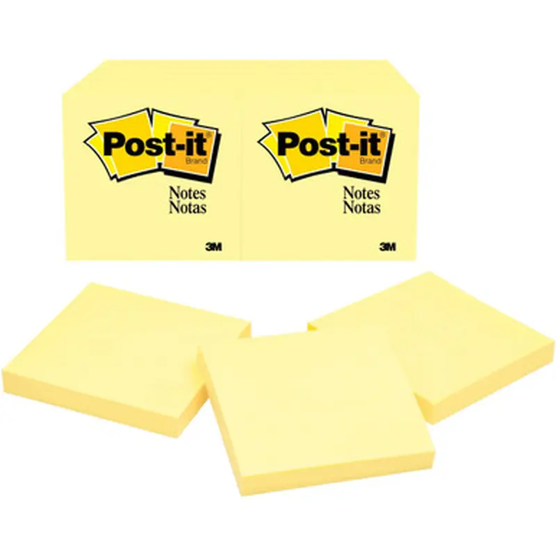 Post-it 654YWBD Notes Original Notepads