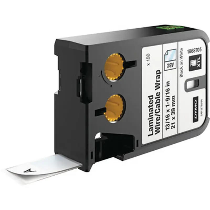 Dymo 1868705 XTL Laminated Wire/Cable Wrap