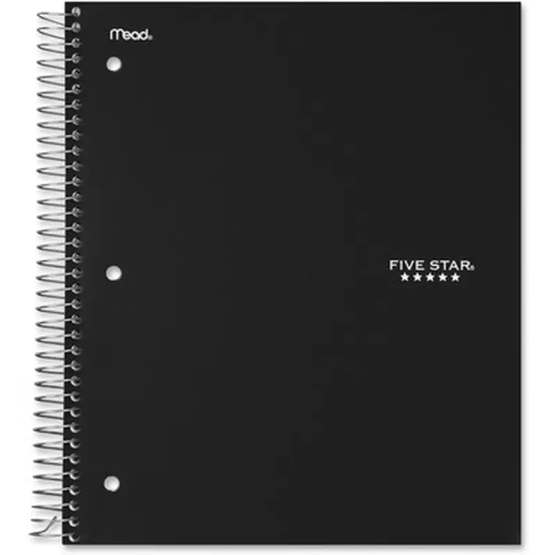 Five Star 72069 College Ruled 3 - subject Notebook - Letter