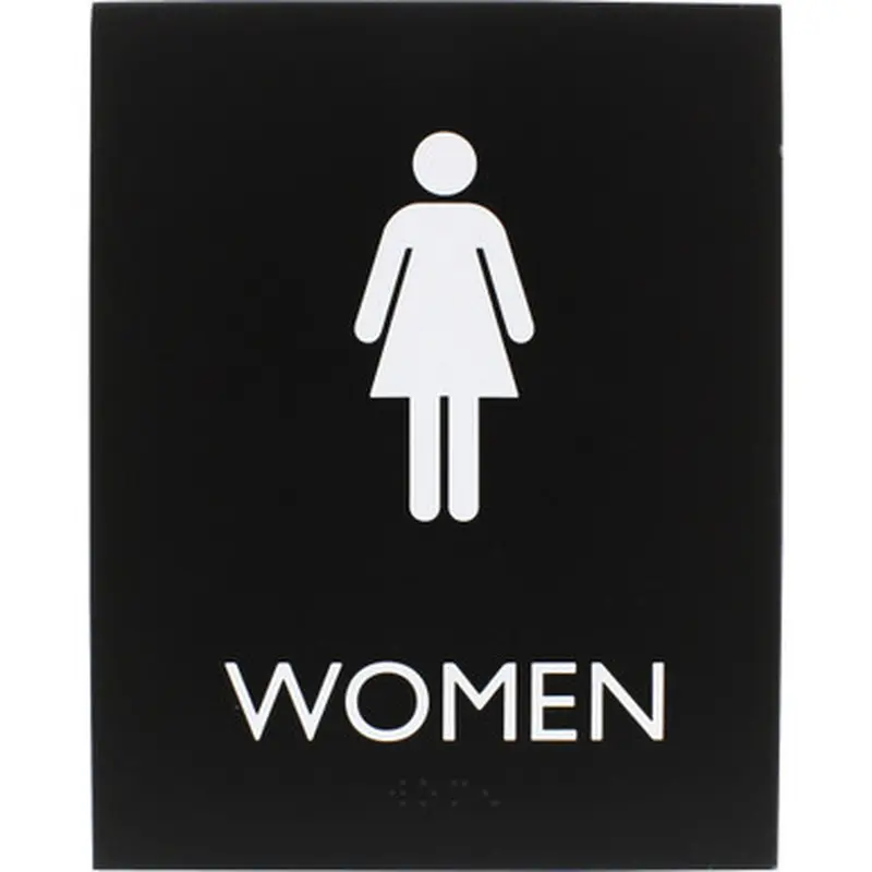Lorell 02665 Restroom Sign