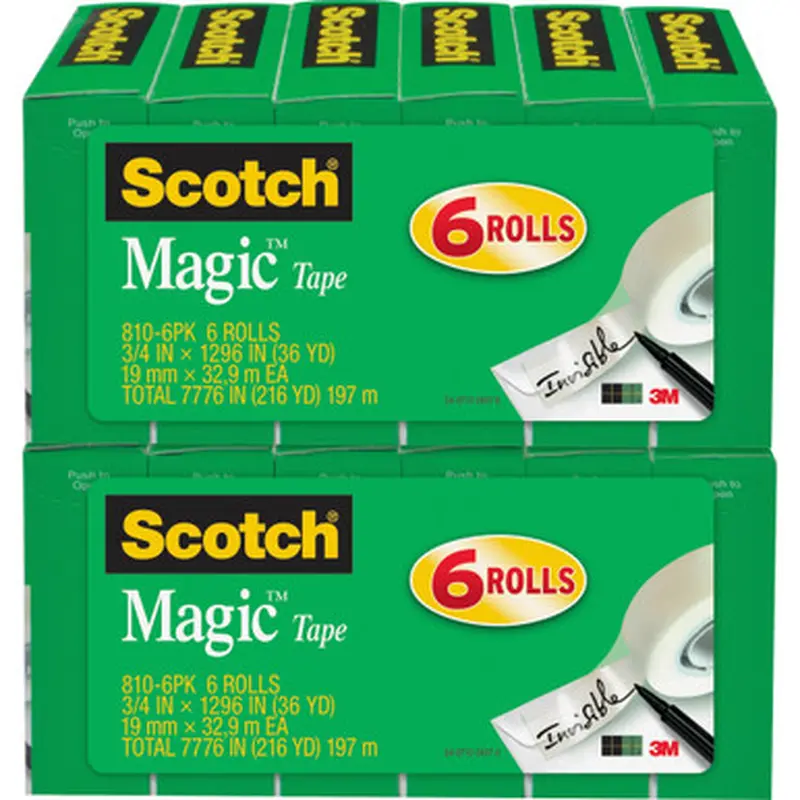 Scotch 8106PKBD 3/4&quotW Magic Tape