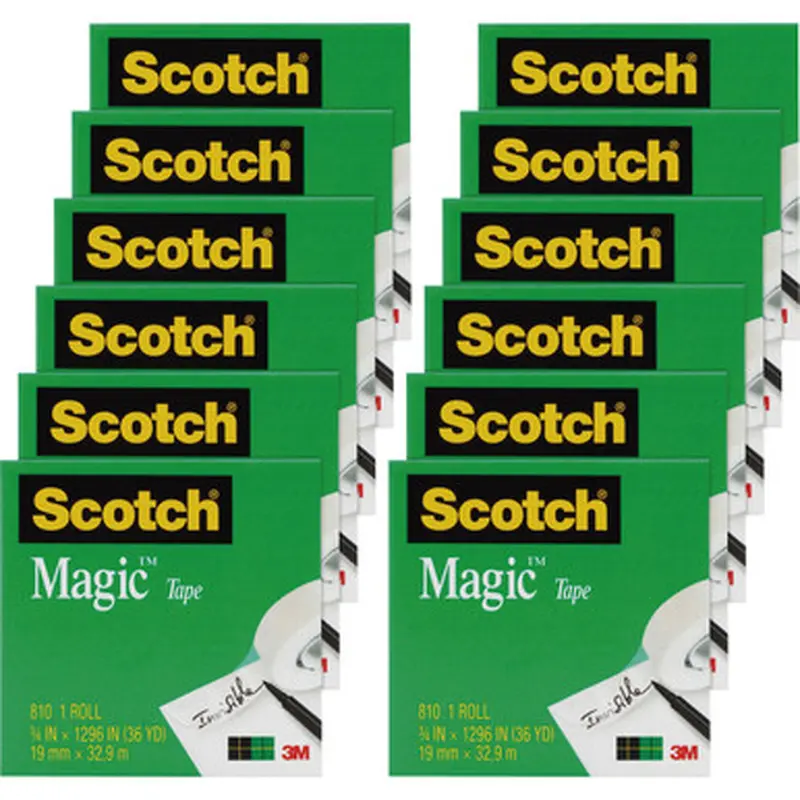 Scotch 810341296PK 3/4&quotW Magic Tape