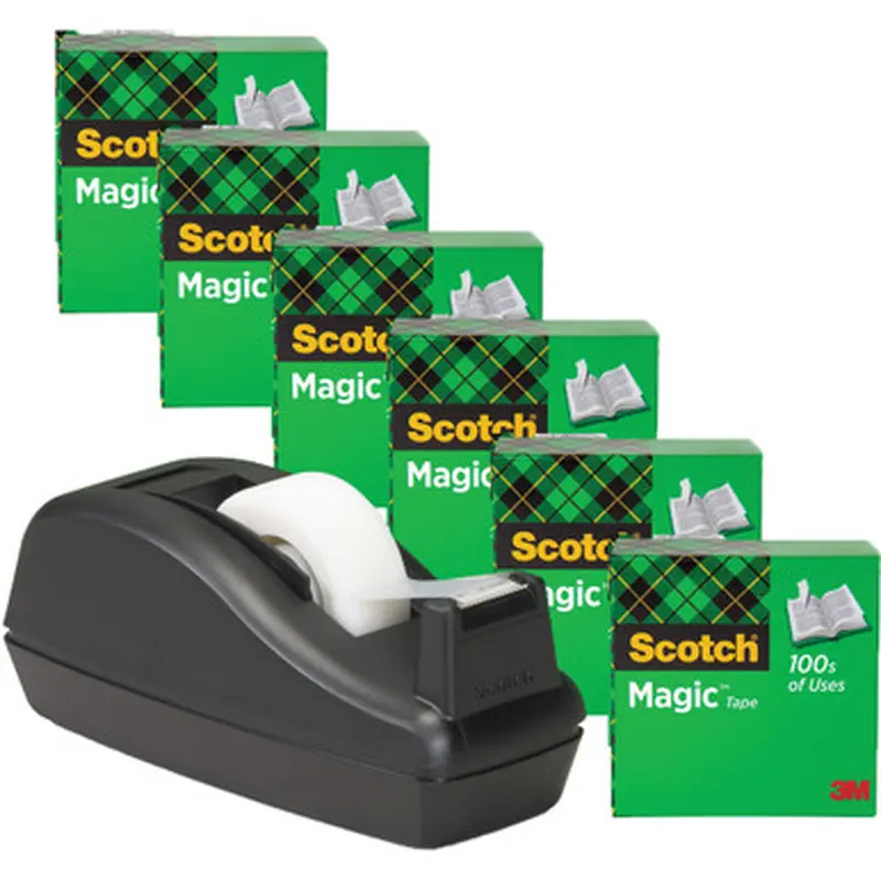 Scotch 810C40BK 3/4&quotW Magic Tape