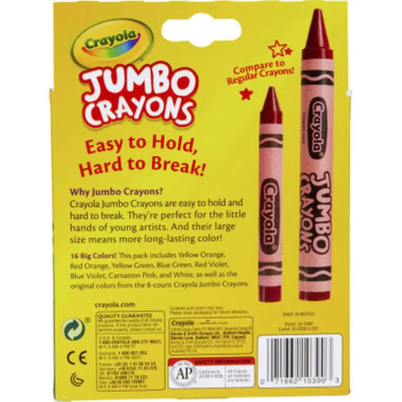 Crayola 520390 Jumbo Crayons