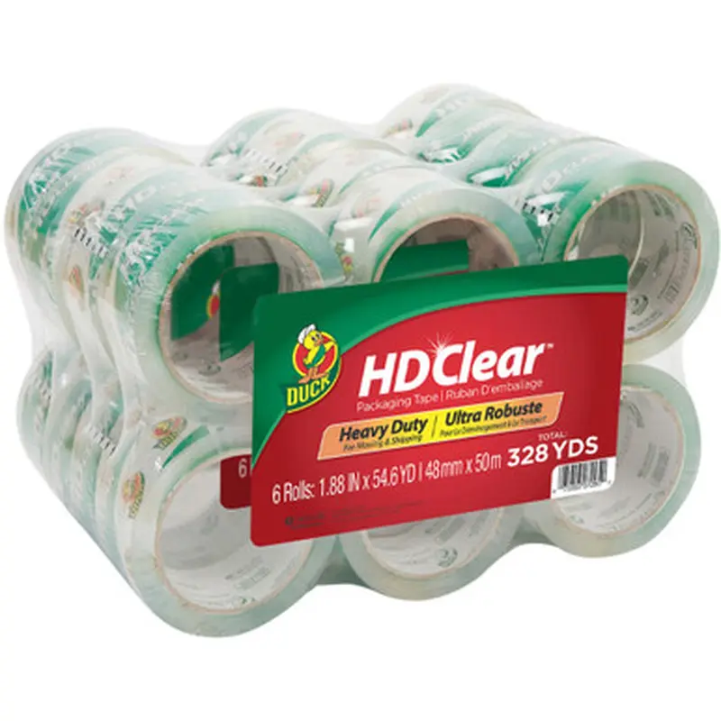 Duck Brand 393730 HD Clear Packing Tape
