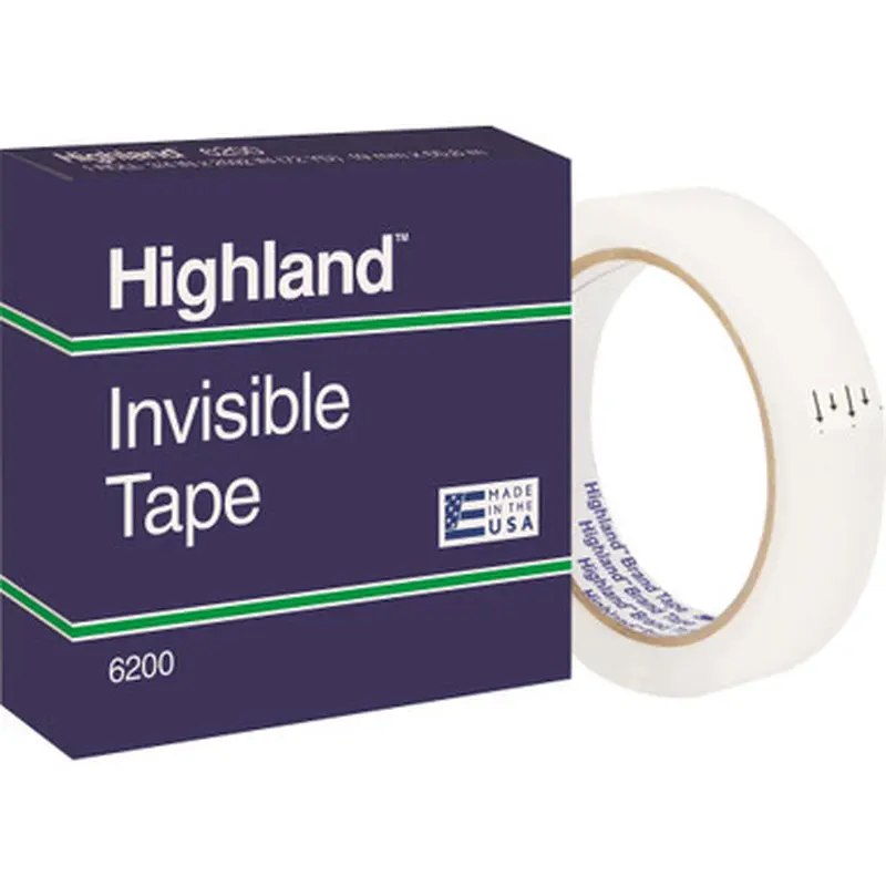 Highland 6200342592 3/4&quotW Matte-finish Invisible Tape