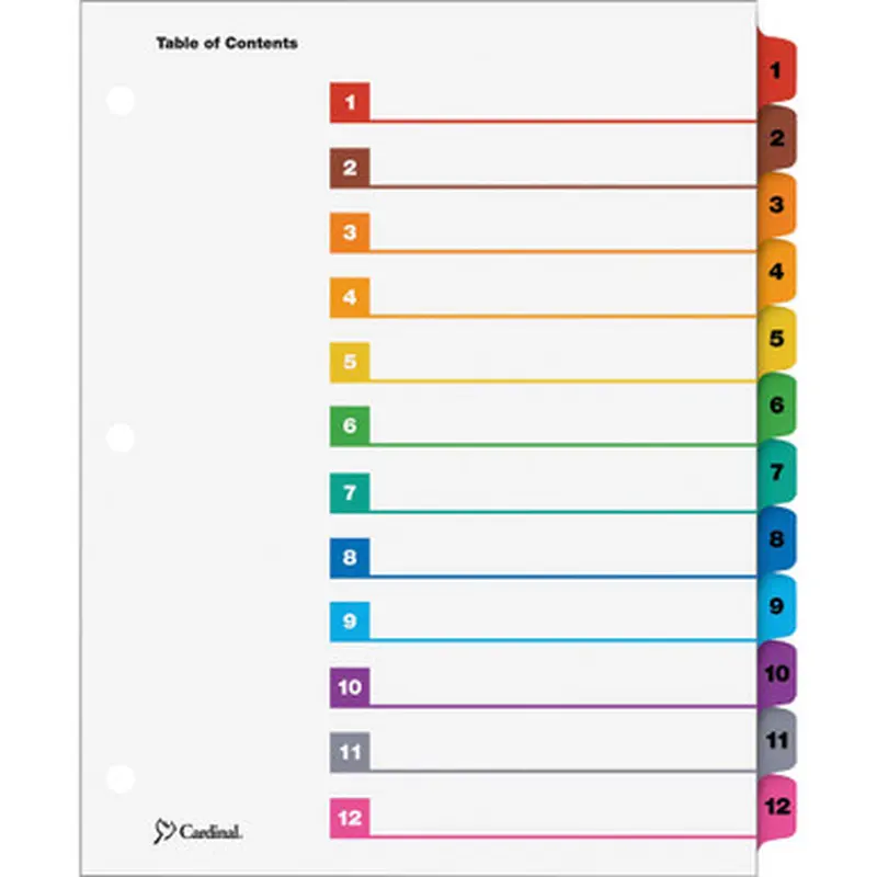 Cardinal 61218 OneStep Index System
