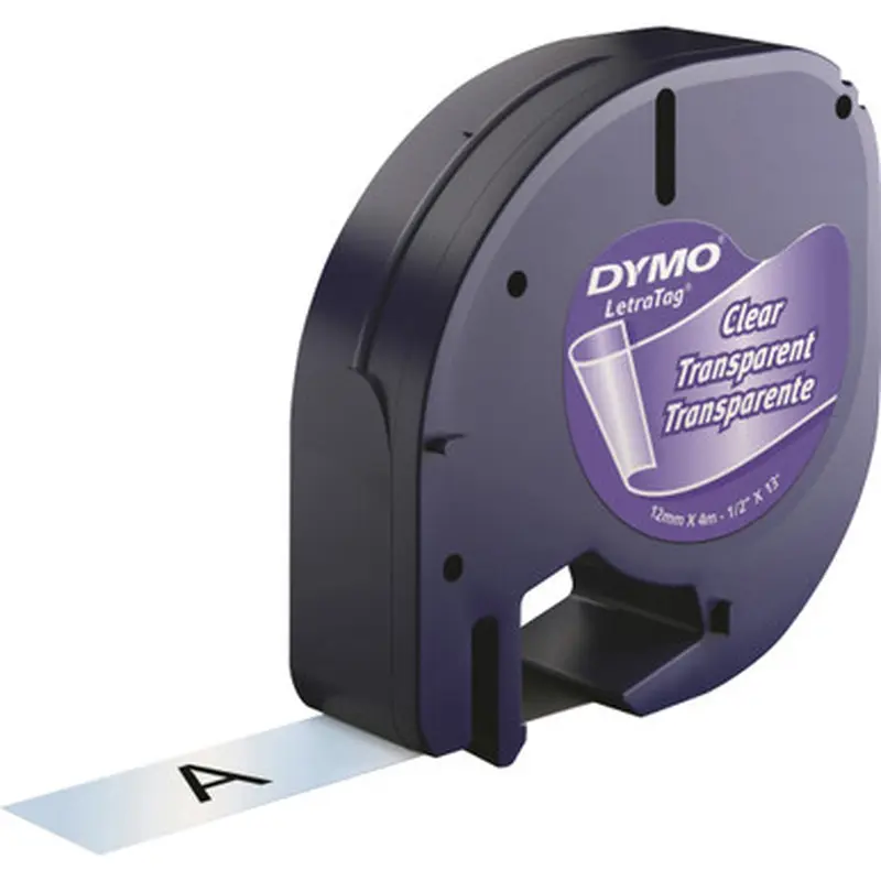 Dymo 2050824 LetraTag Labelmaker 1/2&quot Plastic Labels