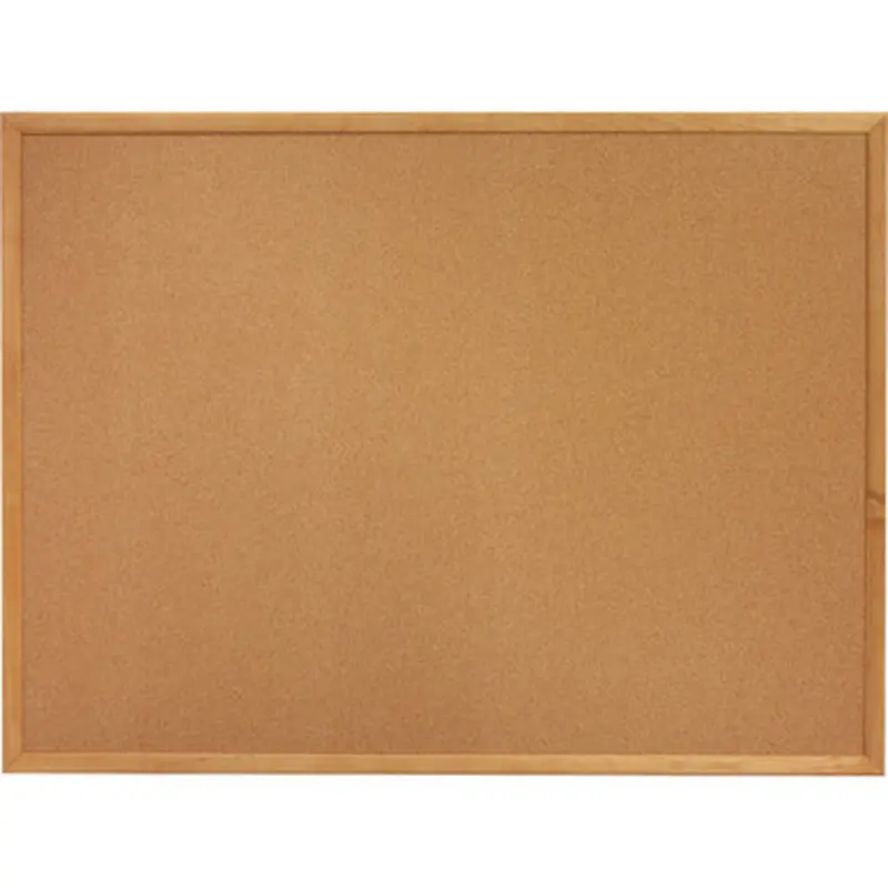 Lorell 19767 Oak Wood Frame Cork Board