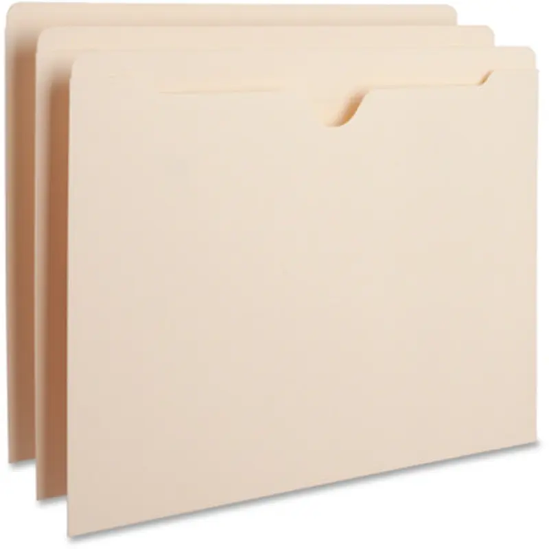 Business Source 65796 Manila Flat File Pockets