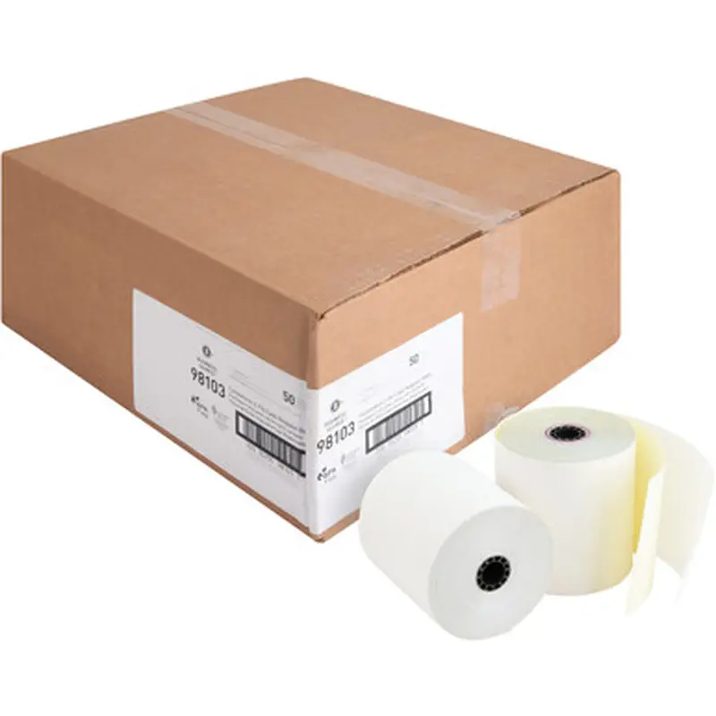 Business Source 98103 2-part Carbonless Cash Register Rolls