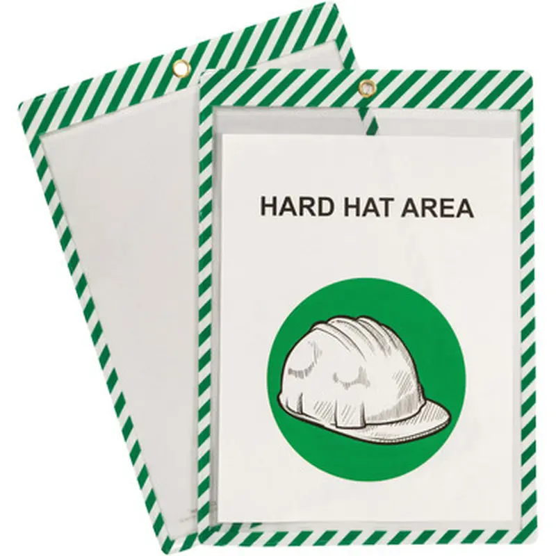 C-Line 44103 Safety Striped Shop Ticket Holders