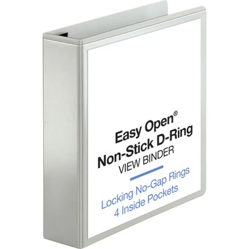 Business Source 26959 Locking D-Ring View Binder