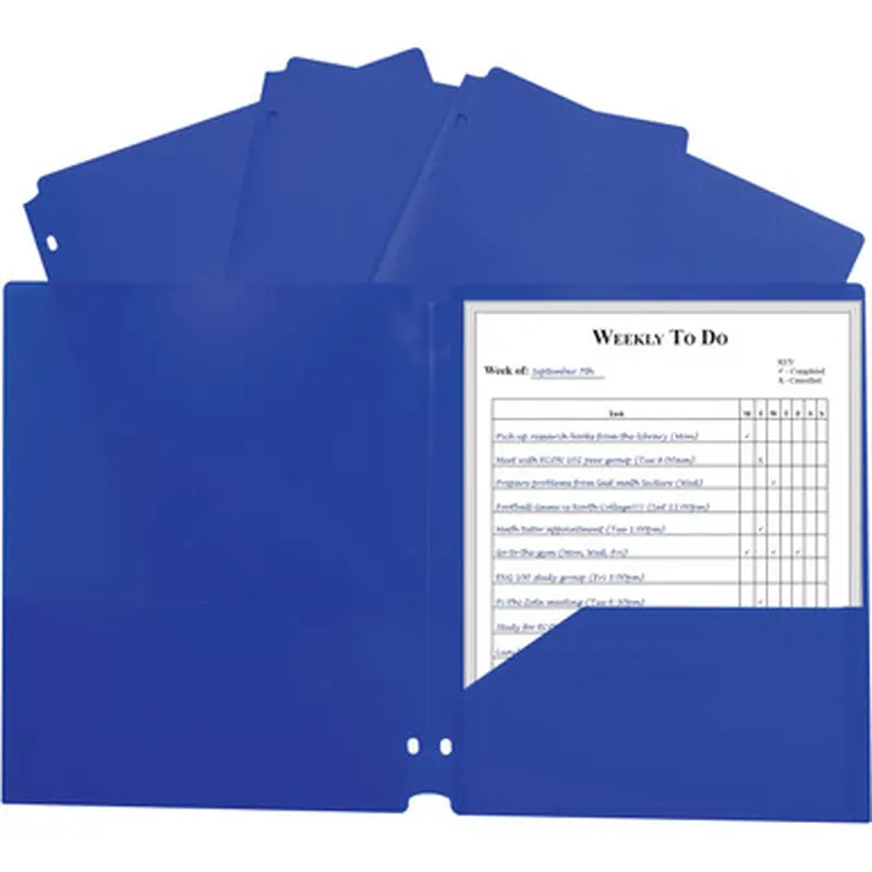 C-Line 33935 2-pocket Heavyweight Poly Portfolio Pocket