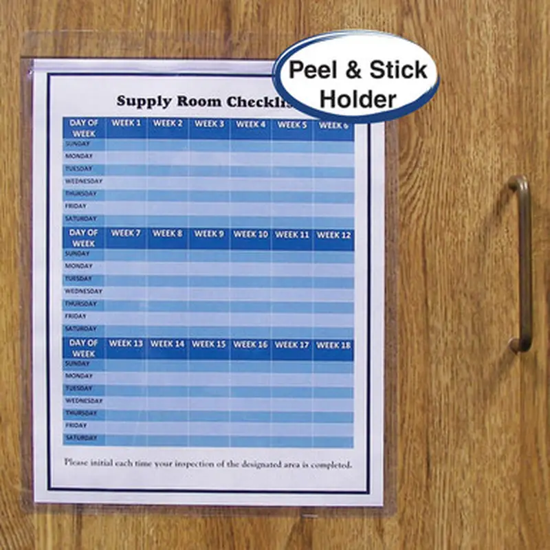C-Line 70912 Self-Adhesive Seal Shop Ticket Holders