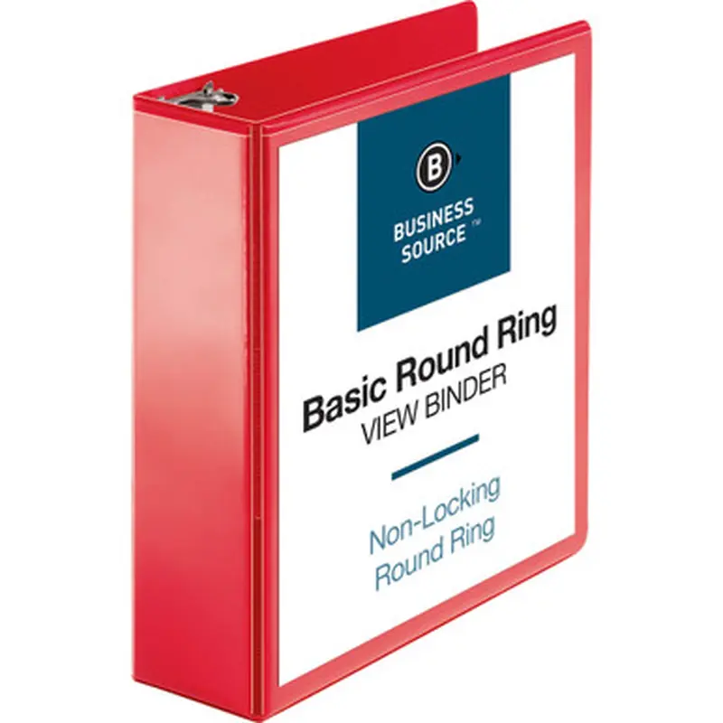 Business Source 09969 Round Ring Binder