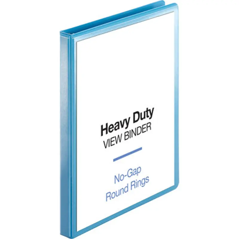 Business Source 19552 Round-ring View Binder