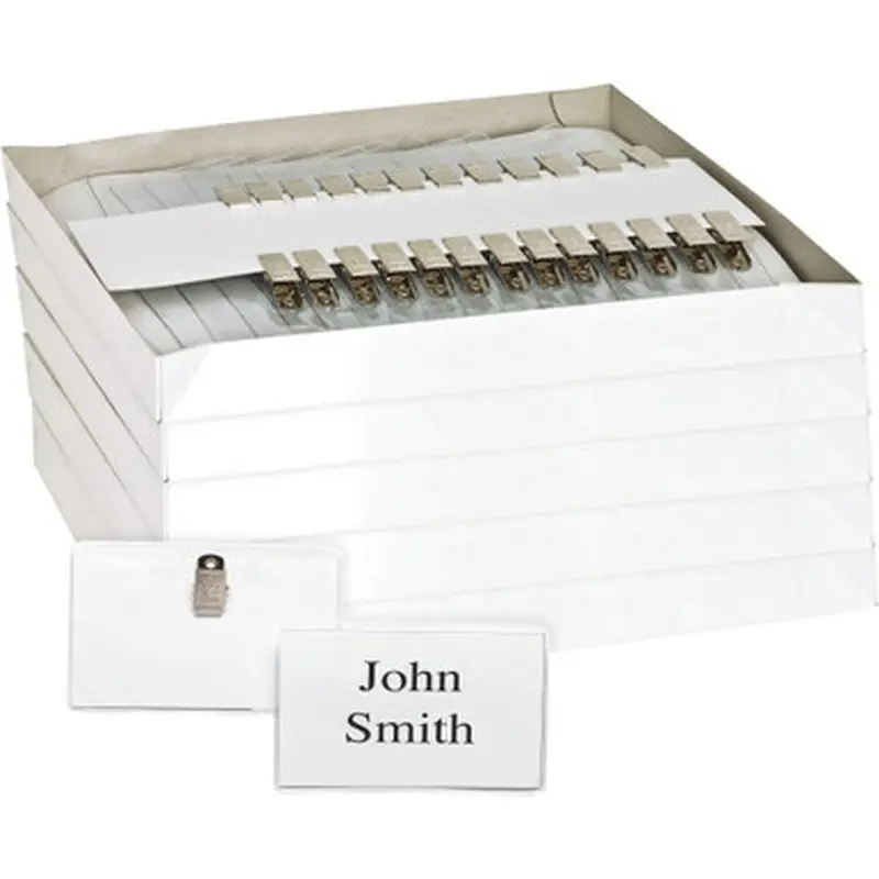 Business Source 19180BD Clip Holder Style Badge Kit