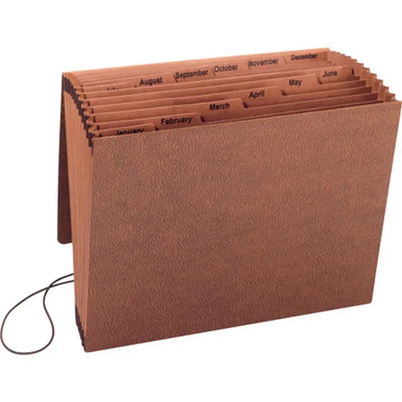 Business Source 23682 January-December Pockets Heavy-duty Expand File
