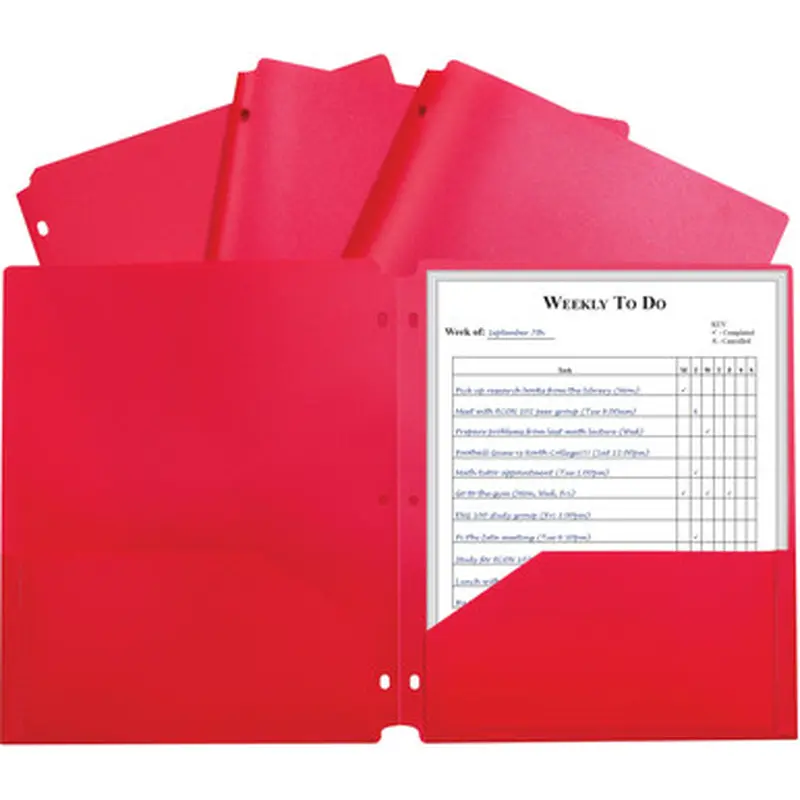 C-Line 33934 2-pocket Heavyweight Poly Portfolio Pocket